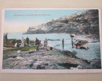 Postcard, Hermanus Fishing Boats Arriving, West Cape, South Africa, Genuine, Original.