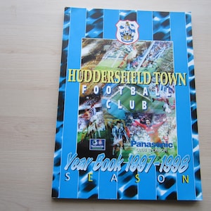 1997-98 Huddersfield Town Football Club Handbook, Yearbook, Annual, Souvenir. Ideal Christmas Gift, Fathers Day, Birthday Present