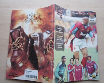 1998-99 West Ham United Football Club Handbook, Yearbook, Souvenir, Memorabilia Ideal Christmas Gift, Fathers Day, Birthday Present