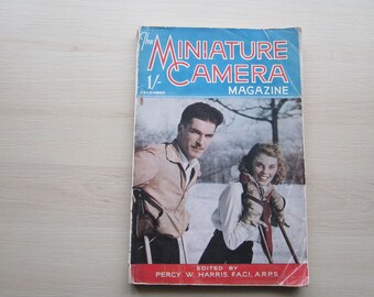 1938 Miniature Camera Magazine by Percy W Harris Volume III No. 1.