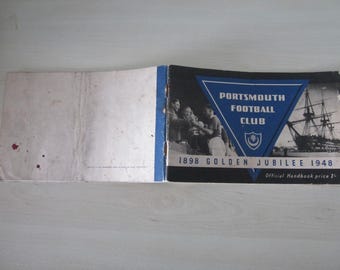 1948 Original Portsmouth Town Football Club Handbook, Yearbook, Annual, Souvenir.