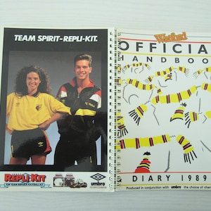 1989-90 Watford Football Club Handbook, Yearbook, Annual, Souvenir. Ideal Christmas Gift, Fathers Day, Birthday Present For Him