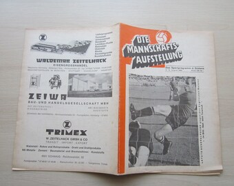 1965-66 Nurnberg Football Club v Manchester United Football Club Programme. Ideal Christmas Gift, Fathers Day, Birthday Present