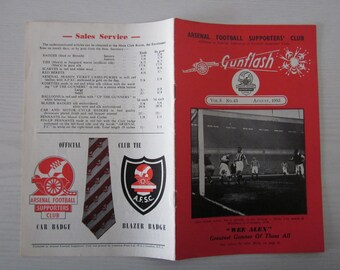 August 1953 Arsenal Football Supporters' Club Souvenir, Brochure. Ideal Christmas Gift, Fathers Day, Birthday Present For Him
