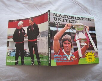 1978 Manchester United Football Club Annual, Year Book, Handbook, Souvenir. Ideal Christmas Gift Birthday Present For Him