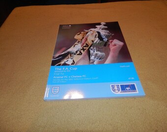 2002 Arsenal v Chelsea Original Official F A Cup Final Football/Soccer Match Programme 4 May 2002 Wembley Stadium