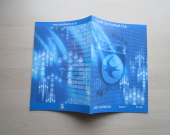 2002 Cardiff City Yearbook, Annual, Handbook. Ideal Christmas Gift, Fathers Day, Birthday Present