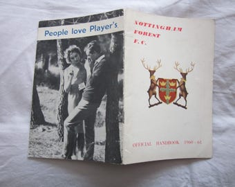 1960/61 Nottingham Forest Football Club Handbook, Yearbook.