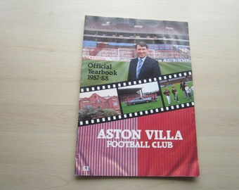 1987-88 Aston Villa Football Club Handbook, Yearbook, Annual, Souvenir. Ideal Christmas Gift, Fathers Day, Birthday Present