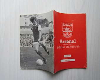 1981-82 Arsenal Football Club Handbook, Yearbook, Annual, Souvenir Memorabilia. Ideal Christmas Gift, Fathers Day, Birthday Present