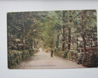 Postcard, Ryde, Spencer Road, Isle Of Wight, UK, Genuine, Original.