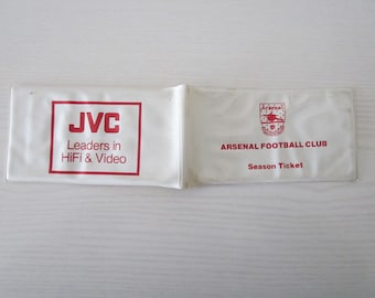 1987-88 Arsenal Football Club Used Season Ticket Booklet