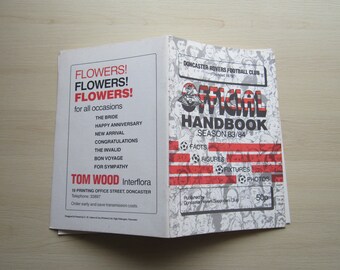 1983-84 Doncaster Rovers Football Club Handbook, Yearbook, Original Official. Ideal Christmas Gift, Fathers Day, Birthday Present For Him
