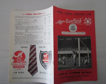 May 1953 Arsenal Football Supporters' Club Souvenir, Brochure. Ideal Christmas Gift, Fathers Day, Birthday Present For Him