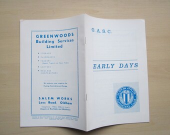 1980s/1990s? Oldham Athletic "Early Days" Handbook Souvenir Yearbook. Ideal Christmas Gift, Fathers Day, Birthday Present For Him