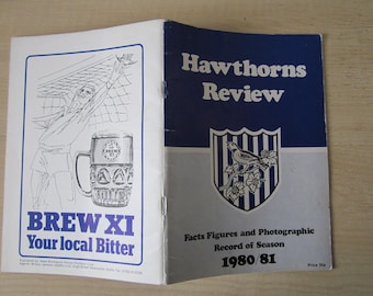 1980-81 West Bromwich Albion WBA FC Football Club Handbook. Ideal Christmas Gift, Father's Day, Birthday Present