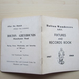 1966-67 Bolton Wanderers Football Club Handbook, Yearbook, Annual, Souvenir. Ideal Christmas Gift, Fathers Day, Birthday Present