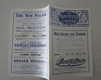 1915 Chelsea v Sheffield United REPRINT/REPLICA/REPRODUCED F A Cup Final Programme Ideal Christmas Gift, Fathers Day, Birthday Present