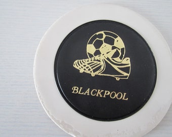 1970s Blackpool Football Club Old 1970's Car Tax Holder, Souvenir, Collectable.