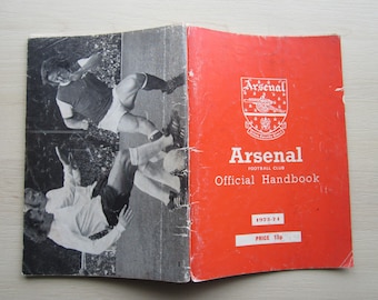 1973-74 Arsenal Football Club Handbook, Yearbook, Annual, Souvenir. Ideal Christmas Gift, Fathers Day, Birthday Present For Him