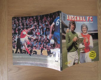 1980 Original Arsenal Football Club Annual, Handbook, Souvenir. Ideal Christmas Gift Valentine's Day Father's Day Birthday Present