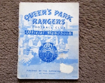 1949/50 Queens Park Rangers QPR Football Soccer Supporters' Club Handbook, Yearbook.