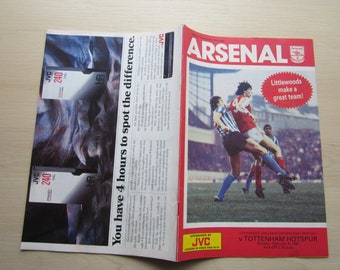 1986-87 Arsenal v Tottenham Hotspur F A Cup Semi-Final 1ST LEG Football Match Programme. Ideal Christmas Gift, Fathers Day, Birthday Present