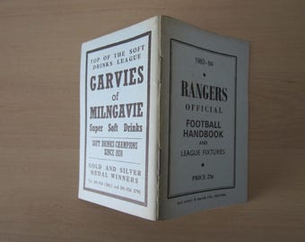 1983-84 Original Rangers Football Soccer Club Handbook, Yearbook, Annual, Souvenir. Ideal Christmas Gift, Fathers Day, Birthday Present