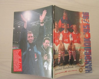 1995-96 Arsenal Football Club Handbook, Yearbook, Annual, Souvenir.