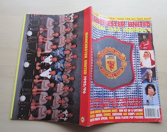 1996 Manchester United Football Club Yearbook, Handbook, Souvenir. Ideal Christmas Gift, Fathers Day, Birthday Present For Him