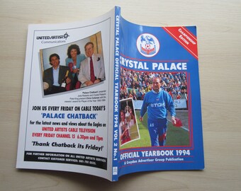 1994 Crystal Palace Football Club Yearbook Handbook, Souvenir.