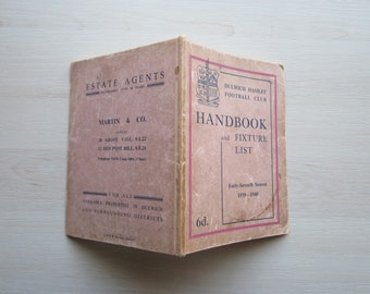 1939-40 Dulwich Hamlet Football Club Handbook, Yearbook, Souvenir, Memorabilia. Ideal Christmas Gift, Fathers Day, Birthday Present