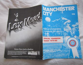 1979-80 Manchester City Football Club Handbook, Yearbook, Annual. Ideal Christmas Gift, Fathers Day, Birthday Present