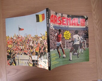 1981 Arsenal Football Club Annual, Handbook, Souvenir. Ideal Christmas Gift Valentine's Day Father's Day Birthday Present For Him