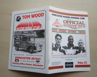 1993-94 Doncaster Rovers Football Club Handbook, Yearbook, Annual, Memorabilia. Ideal Christmas Gift, Fathers Day, Birthday Present