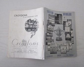 1961-62 Ipswich Town Silver Jubilee Year Club Handbook, Yearbook, Annual. Ideal Christmas Gift, Fathers Day, Birthday Present