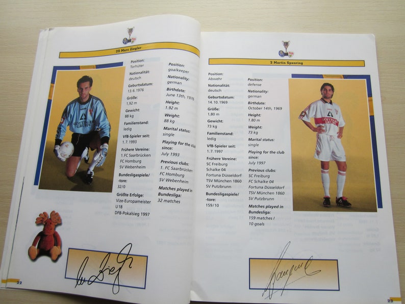 1998 Stuttgart V Chelsea European Cup Winners' Cup Final Etsy