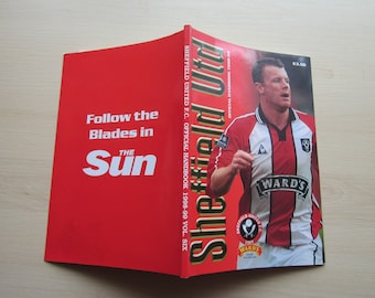 1998-99 Sheffield United Football Club Handbook Souvenir Yearbook Memorabilia Ideal Christmas Gift, Fathers Day, Birthday Present