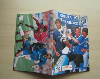 1997-98 Chelsea Football Club Yearbook, Handbook, Annual, Souvenir, Memorabilia Ideal Christmas Gift, Fathers Day, Birthday Present