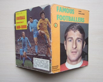 1970s/80s FIVE Original Football Monthly "Famous Footballers" Mini Colour Booklets Ideal Christmas Gift, Father's Day, Birthday Present