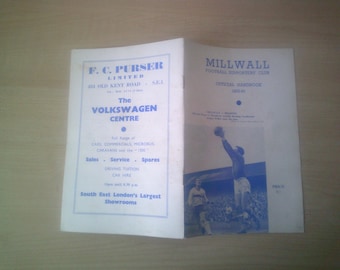 1963-64 Vintage Original Millwall Football Club Handbook, Yearbook, Souvenir. Ideal Christmas Gift, Fathers Day, Birthday Present