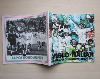 1973 Anglo-Italian Clubs Competition, Manchester United, Newcastle, Hull, etc., Ideal Christmas Gift, Fathers Day, Birthday Present For Him