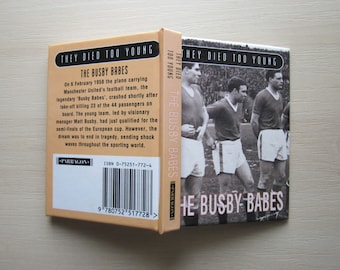 1996 "They Died Too Young, The Busby Babes" Manchester United Tragic Munich Air Crash. Ideal Christmas Gift Father's Day Birthday Present