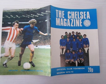 1972-73 Original Chelsea Football Club Handbook, Magazine, Yearbook, Annual, Souvenir.