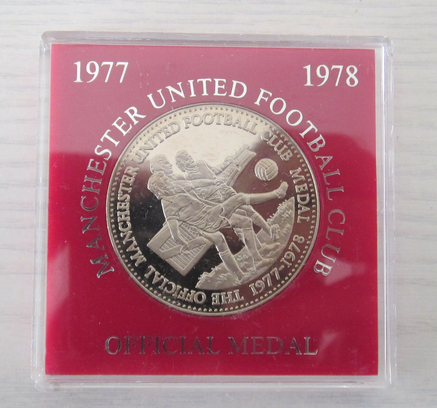1977-78 Original Official Manchester United Football Club Medal