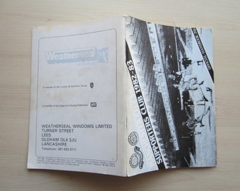 1982-83 Manchester City Supporters Club Handbook, Yearbook, Collectable. Ideal Christmas Gift, Fathers Day, Birthday Present