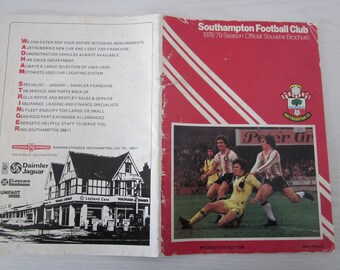 1978-79 Southampton Football Club Handbook, Yearbook, Annual, Souvenir. Ideal Christmas Gift, Fathers Day, Birthday Present For Him