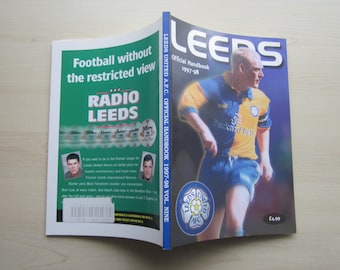1997-98 Leeds United Football Club Handbook, Yearbook, Annual, Souvenir, Memorabilia. Ideal Christmas Gift, Fathers Day, Birthday Present