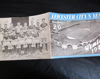 1949 "Leicester City's year - Wembley 1949" F A Cup Finalist Leicester City Football Club Review on their big day!