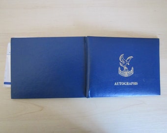 1990s HAND SIGNED Autograph Book of Crystal Palace Footballers. Ideal Christmas Gift Father's Day Birthday Present For Him